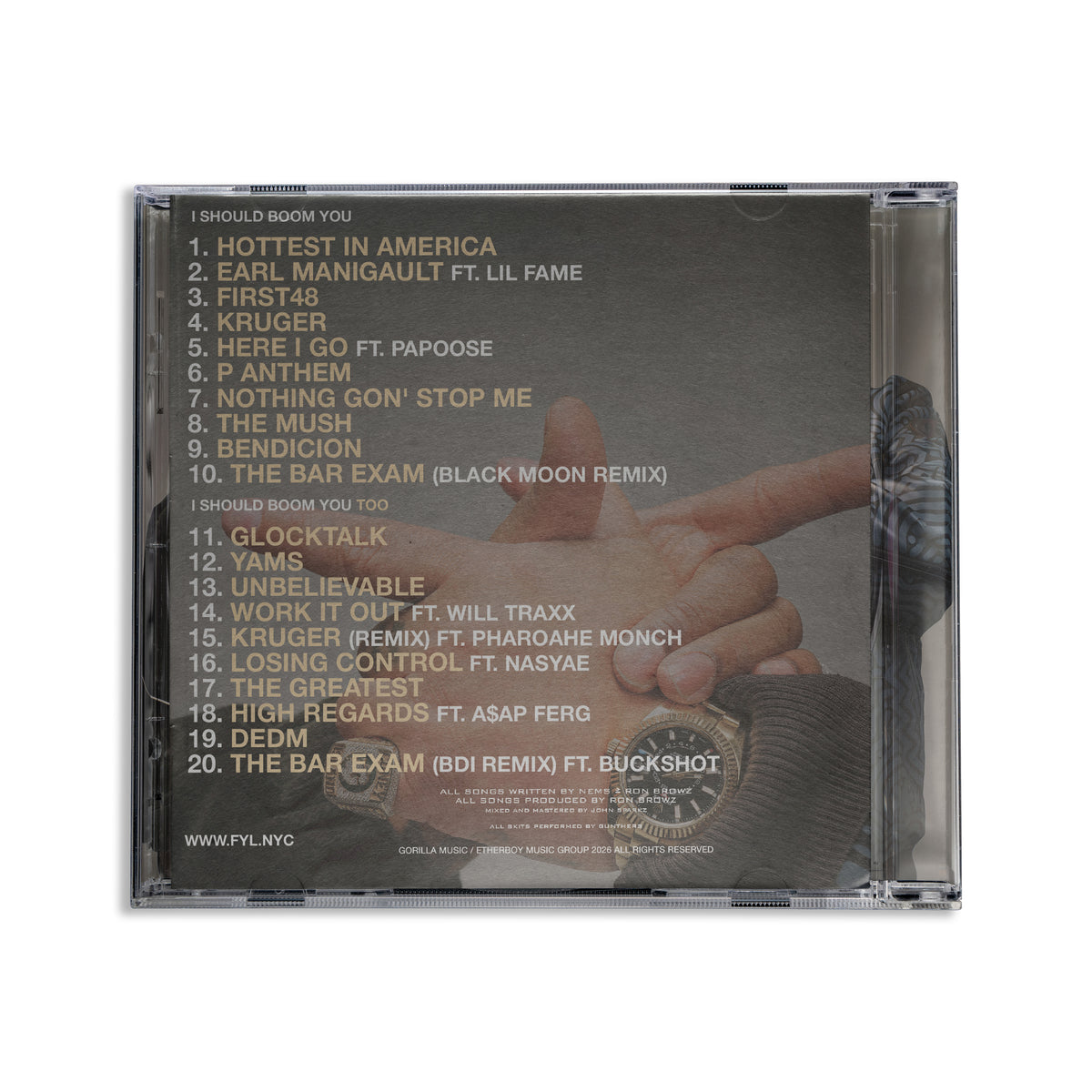 I SHOULD BOOM YOU (I & II) CD