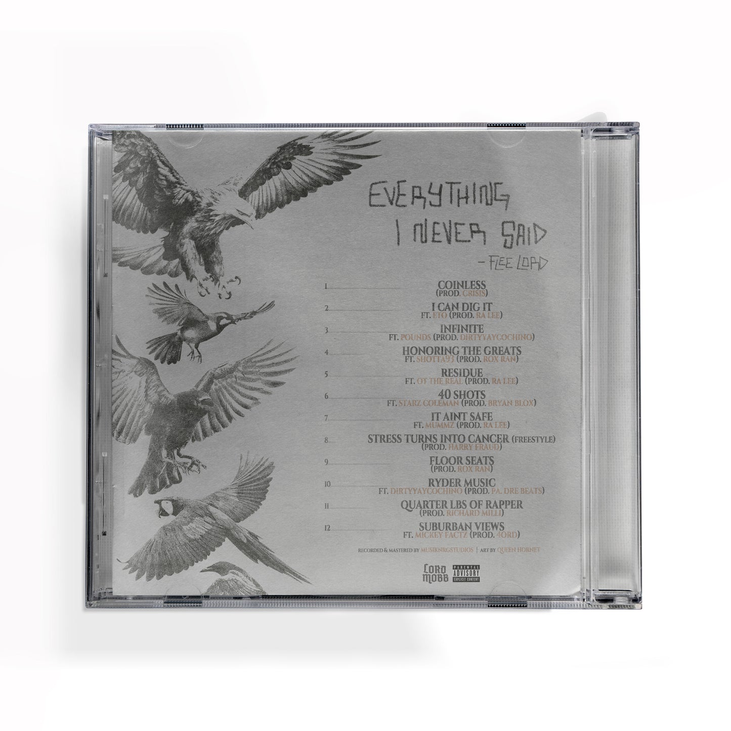 Flee Lord "Everything I Never Said" CD