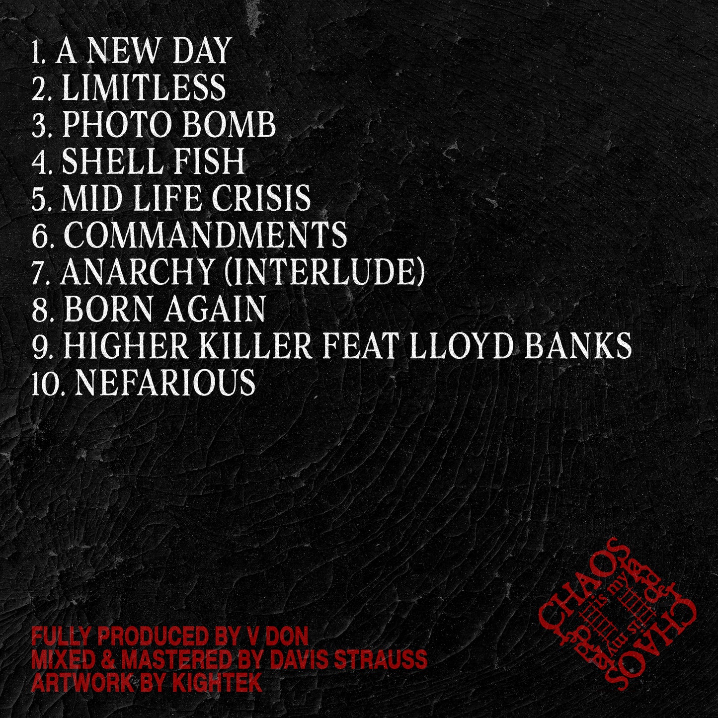 Ransom, Conway The Machine & V Don "CHAOS IS MY LADDER 2" CD