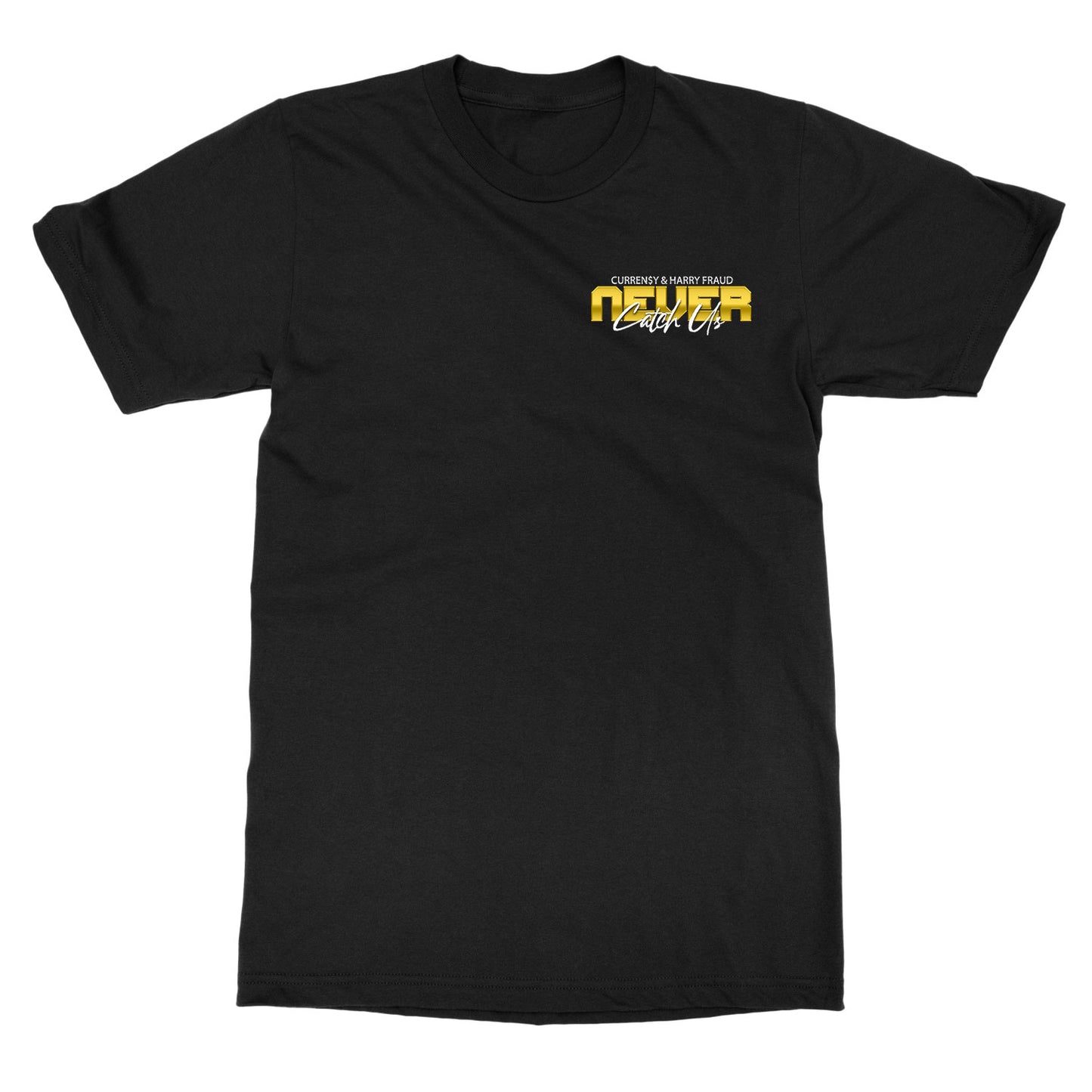 Curren$y & Harry Fraud "Never Catch Us” Jet Boat Crew T-Shirt
