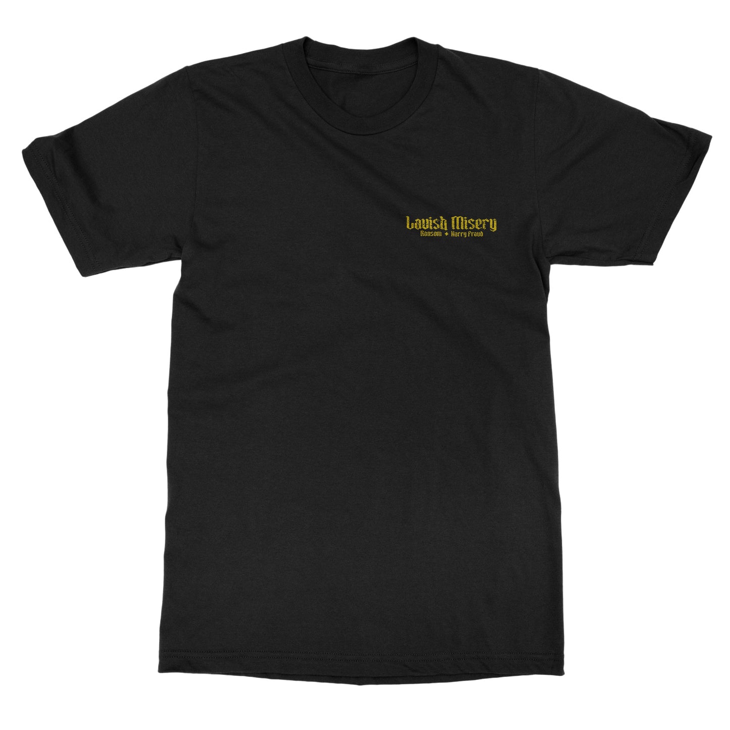 Ransom & Harry Fraud “LAVISH MISERY” album artwork T-Shirt (2 Sided)