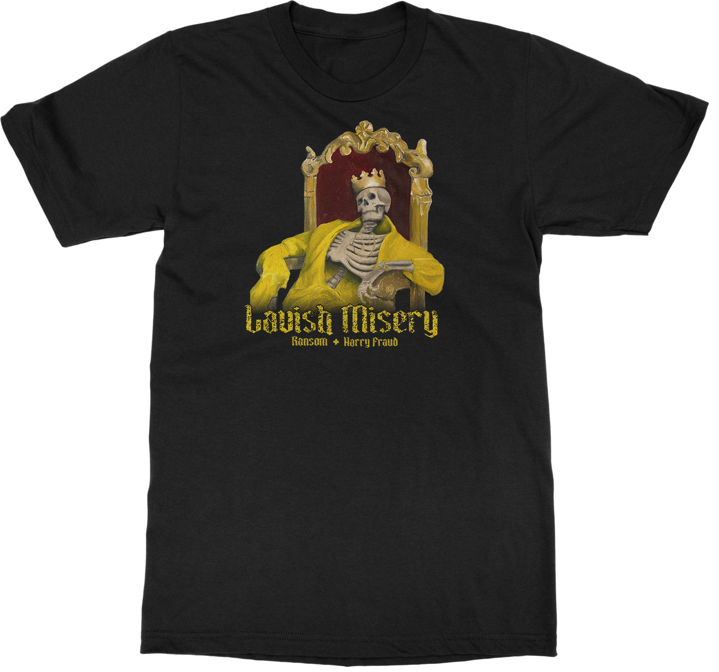 Ransom & Harry Fraud “LAVISH MISERY” album artwork T-Shirt