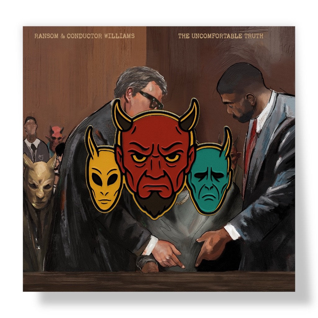 Ransom & Conductor Williams "The Uncomfortable Truth" Pin