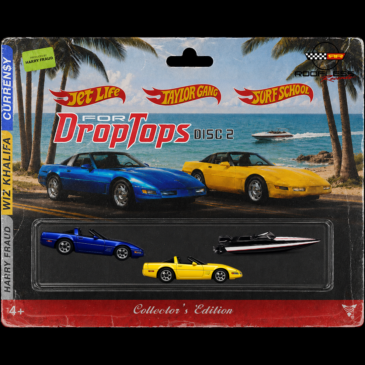 Roofless Records For Droptops: Disc 2 Pin Collection